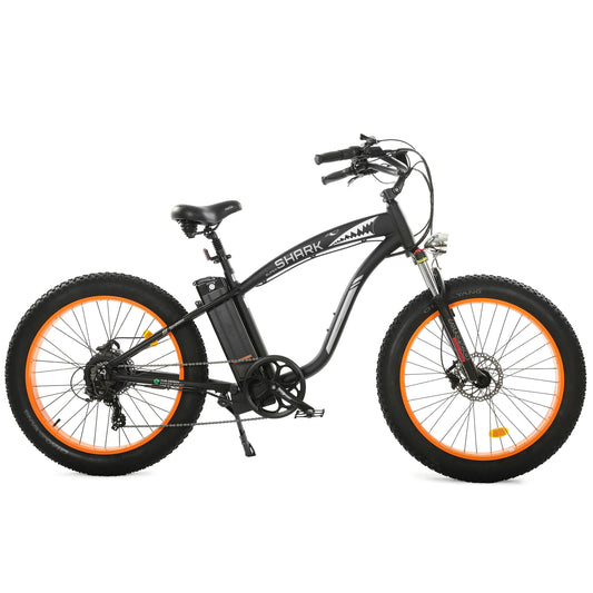 UL Certified-Ecotric Hammer Electric Fat Tire Beach Snow Bike - Orange