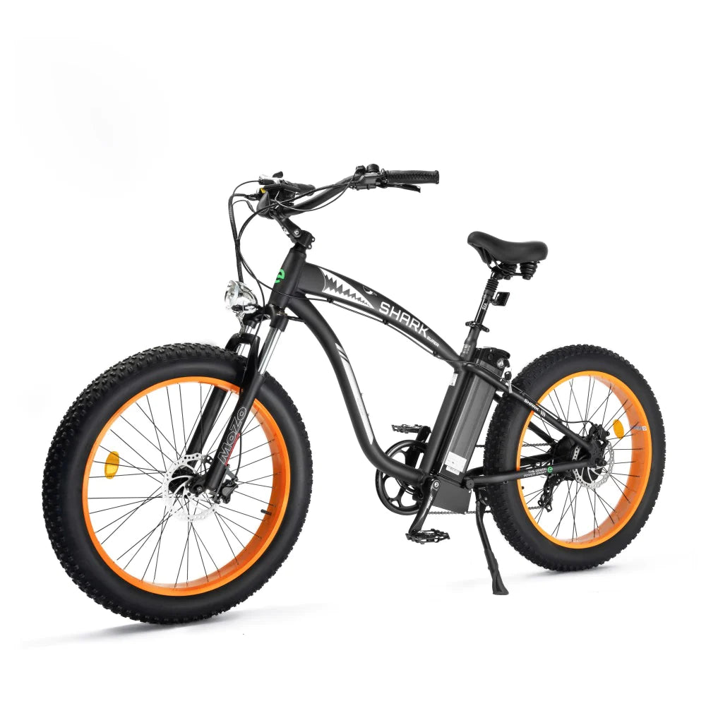 UL Certified-Ecotric Hammer Electric Fat Tire Beach Snow Bike - Orange